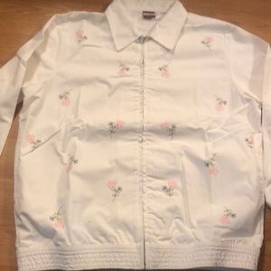 Vintage jacket with flower design